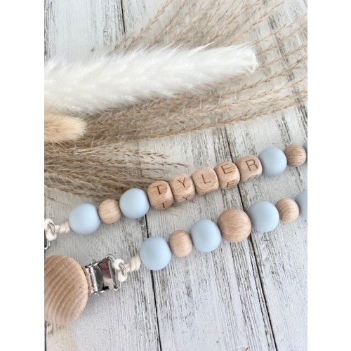Personalized Pacifier Clip / Custom Baby Name / Personalized Baby Gift / Baby Shower gift /last minute gift / Newborn gift / Boho baby