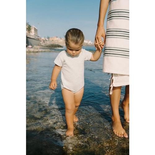 TWO-PACK WAFFLE BODYSUITS - Gray marl | ZARA United States