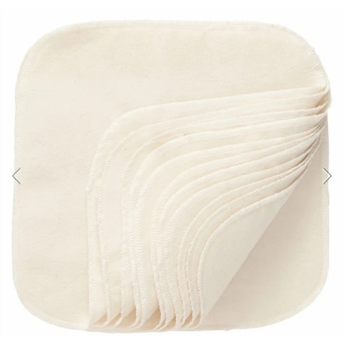 Natural Cotton Washable Baby Washcloths - 12 Per Package – NuAngel, Inc.