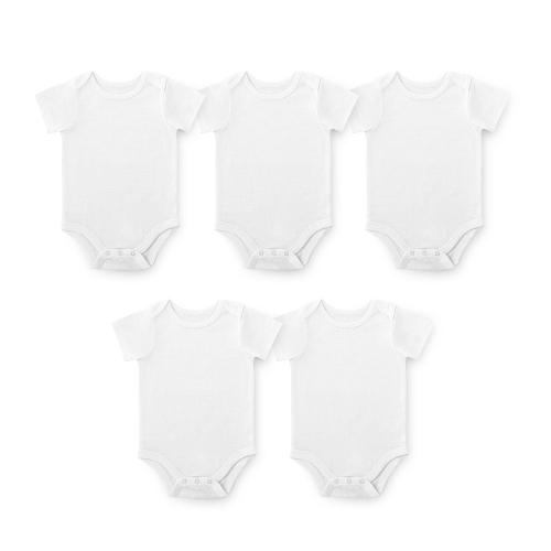 Member's Mark Baby 5-Pack Organic Cotton White Bodysuit - Sam's Club