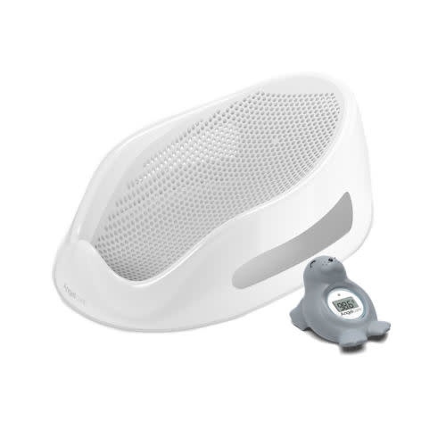 Baby Bath Support & Thermometer (Grey) | Angelcare