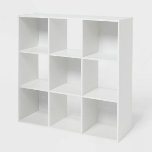 11" 9-Cube Book Shelf White - Brightroom™