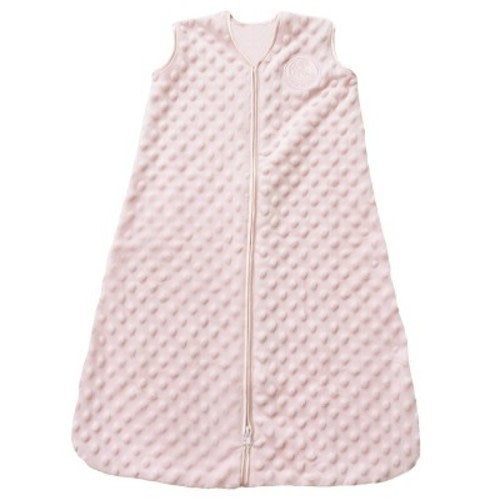 HALO Innovations Sleepsack Plushy Dot Velboa Wearable Blanket - Pink - M