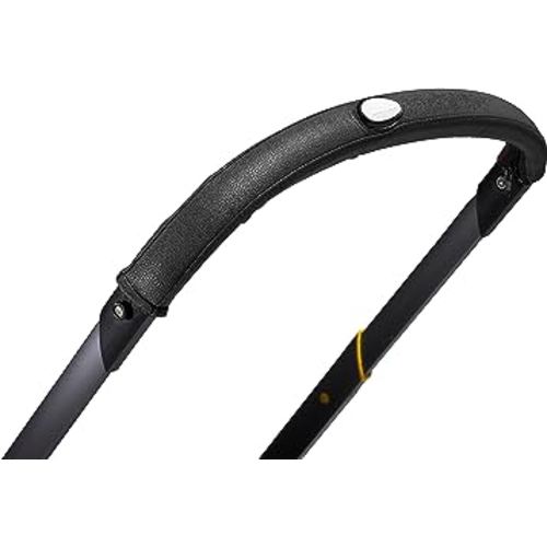 Vegan Leather Handlebar Cover Compatible with Doona Car Seat Stroller Accessories for Doona Handle Bar (Black)
