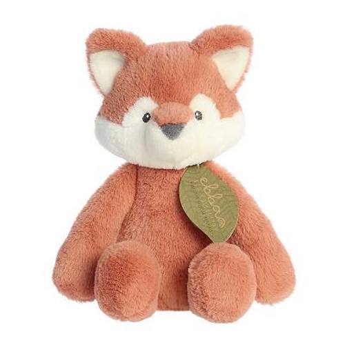 Ebba Large Orange Eco Ebba 12.5" Fox Kit Baby Stuffed Animal