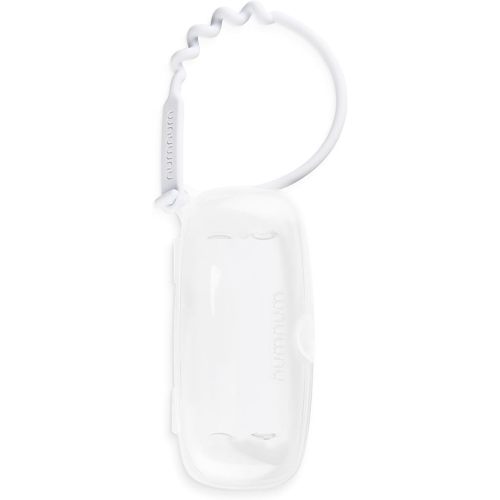 NumNum Baby Spoons Set, Travel Case for Pre-Spoon GOOtensils for Kids Aged 6+ Months - First Stage, Baby Led Weaning (BLW), Teething Spoon - 1 Travel Case, Clear