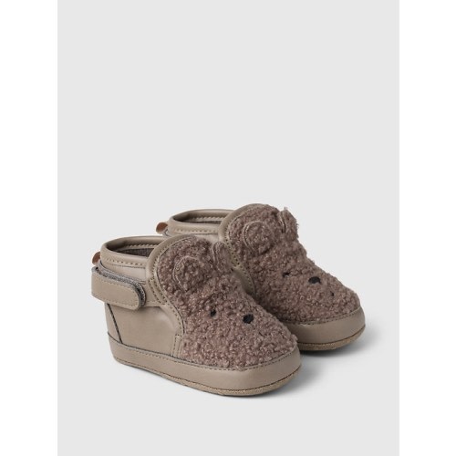Baby Sherpa Bear Booties
