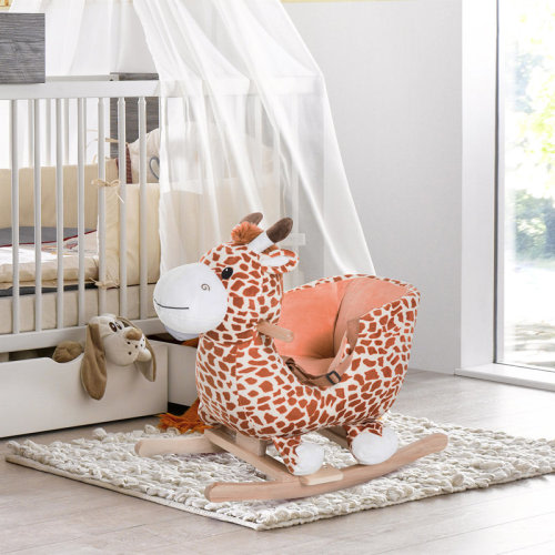 Qaba Giraffe Plush Rocker & Reviews | Wayfair
