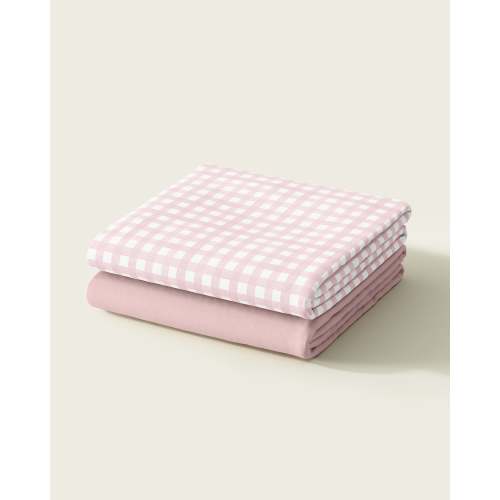 Gingham Crib Sheet Set | Nestig