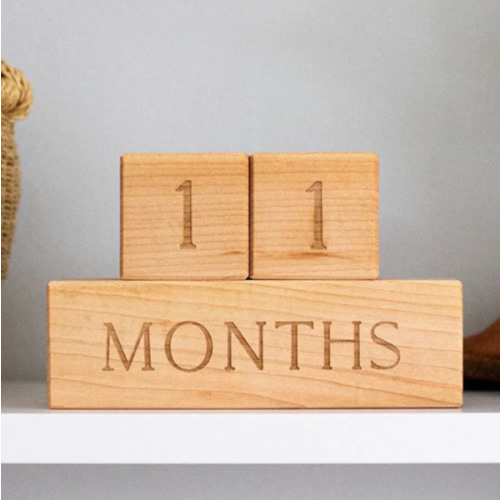 Wooden Milestone Blocks