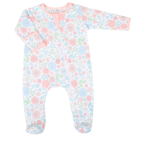 Delilah Zip Footie by Luna and Arlo