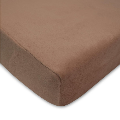 American Baby Company Heavenly Soft Chenille Fitted Crib Sheet 28" x 52", Warm and Cozy Neutral Chenille Sheet, Chocolate, for Boys and Girls, Fits Crib and Toddler Bed mattresses