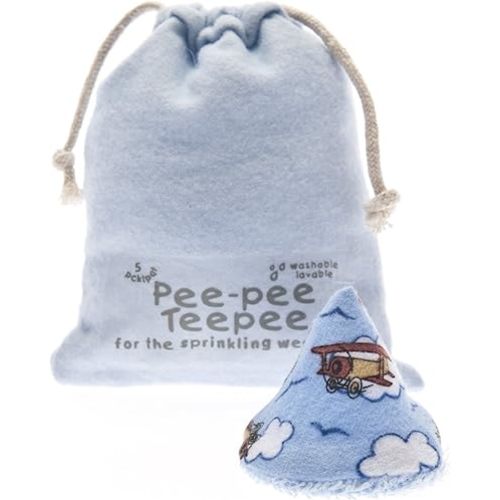 Pee-pee Teepee Airplane - Blue - Laundry Bag, PT3022-1