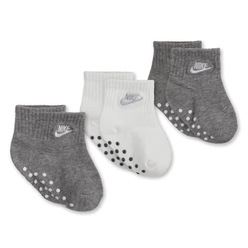 Nike Baby Girls' Ankle Gripper Socks (3 Pairs)