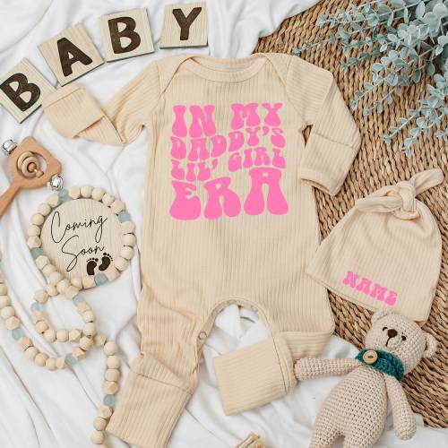 My Daddy's girl Bodysuit Set, Newborn Gift, Daddy & Me Bodysuit, In my daddy's lil' girl Era outfit, Cute baby clothes, Romper kids gift
