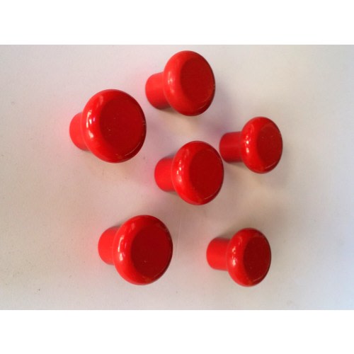 Italy Brass knobs in high quality. brass red drawer pull. turned red knob  brass.red brass knob. Diam. mm.24,base mm.14,height mm.22.art.196