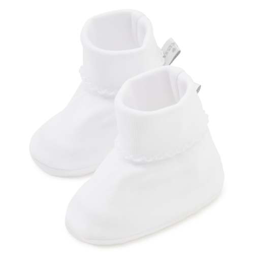 White Kissy Basics Booties