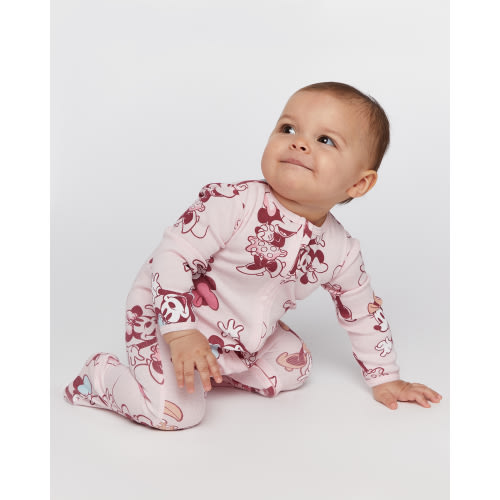 Character Baby Two-Way Zip Front Footed Sleep N Play Pajamas, Sizes Newborn-6/9 Months