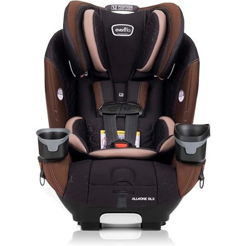 Evenflo EveryFit/All4One 3-in-1 Convertible Car Seat w/Quick Clean Cover (Belmont Brown)