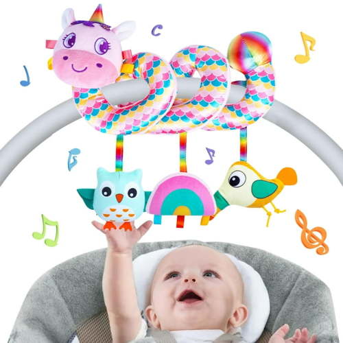 Style-Carry Baby Car Seat Toys, Stroller Toy Baby Hanging Toys, 0 3 6 9 12 Months Newborn Toys for Stroller Bassinet Crib Baby Carrier