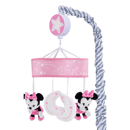 Minnie Mouse Musical Crib Mobile By Lambs & Ivy
