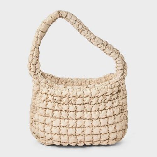 Puffer Hobo Shoulder Bag - Wild Fable™ Off-White