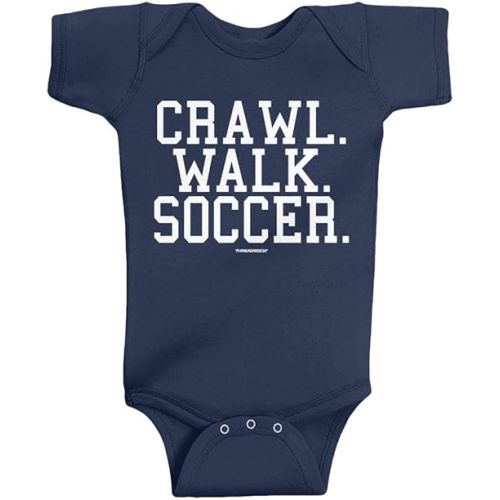 Threadrock Unisex Baby Crawl Walk Lift Fish Golf Soccer Hockey Infant Bodysuit