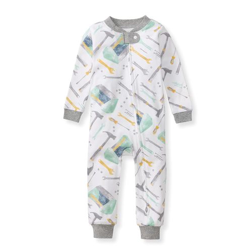 Burt's Bees Baby baby-boys Footless Sleepers, 18M