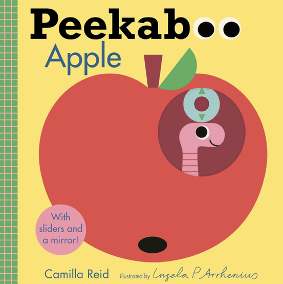 Peekaboo: Apple: (An Interactive Board Book for Babies & Toddlers with Mirror & Sliders to Push, Pull, or Turn. Cute Artwork Includes a Baby, Butterfly, Dog, Duck, & More.) (Peekaboo You)