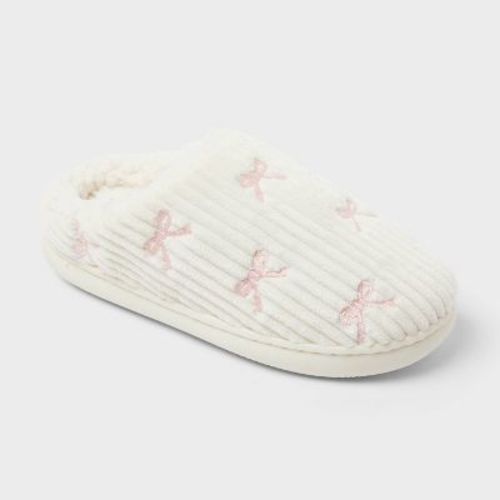 Kids' Landry Scuff Slippers - Art Class™ Cream