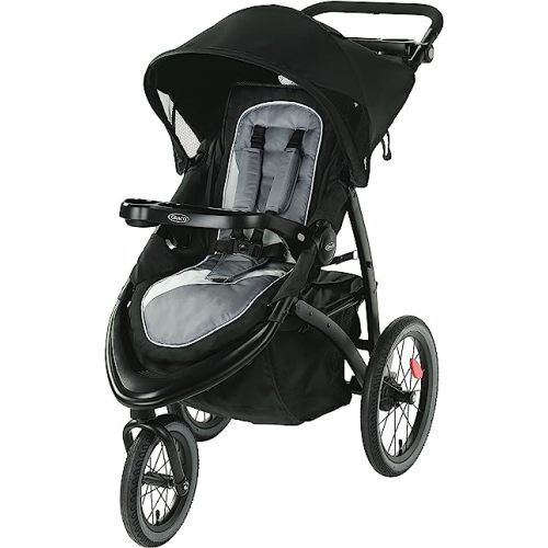 Graco FastAction Jogger LX Stroller - Drive, Convenient One-Hand Fold, ICS Compatible, Ideal for Parents on the Go