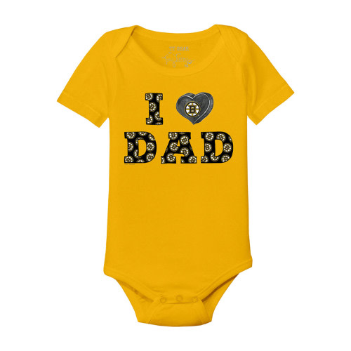 Bruins Infant I Love Dad Onesie