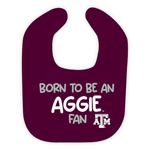 Wee Ones Divine Creations, Toddler Signature Collegiate Born to be a Fan Baby Bib, One Size