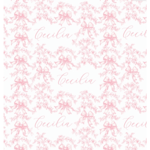 Fancy Frills Personalized Swaddle Blanket