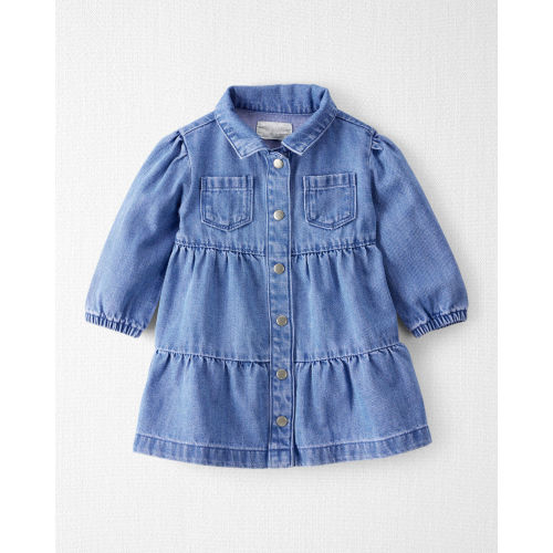 Baby Girl Organic Cotton Chambray Dress - Little Planet | Carter's