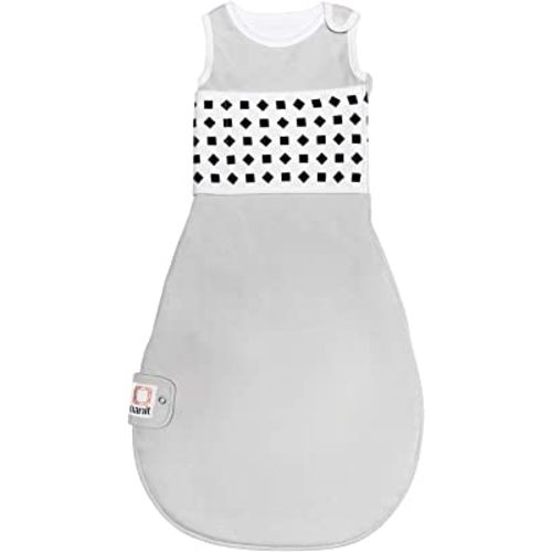 Nanit Breathing Wear Sleeping Bag, Size Small, 3-6 Months, Pebble Grey
