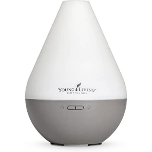 Dewdrop Essential Oil Diffuser by Young Living - Aromatherapy Diffuser with LED Light and Auto Shut-Off for Home and Office - Whisper-Quiet Operation and Mist Mode