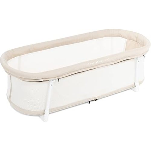 Baby Delight Snuggle Nest Bassinet, Portable Baby Bed, for Infants 0 – 5 Months, Organic Oat
