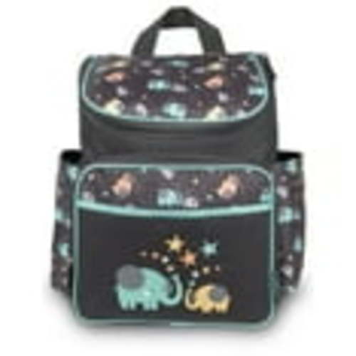 Baby Boom Elephant Print Top Zip Back Pack Unisex Diaper Bag, Infant and Toddler