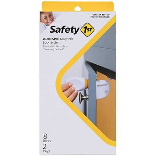 Amazon.com: Safety 1st Adhesive Magnetic Lock System, 8 Locks And 2 Keys : Tools & Home Improvement