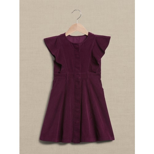 Corduroy Ruffle Dress for Baby + Toddler