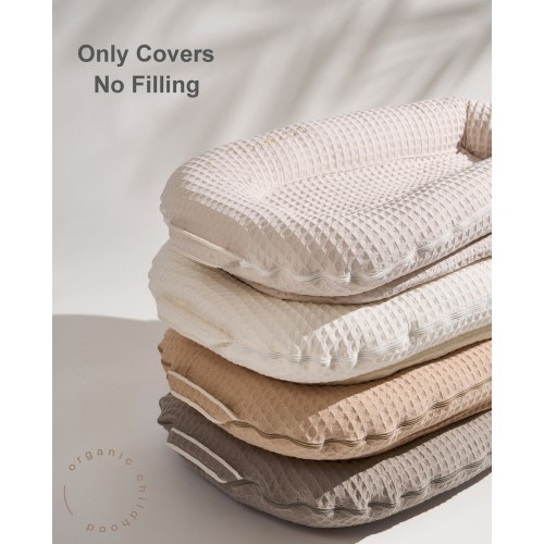 Cover Deluxe+ for Docks • Grand Cover for Docks • Organic Cotton Oeko-TEX Standard • Breathable Natural Soft with Embroidery • Cover Only