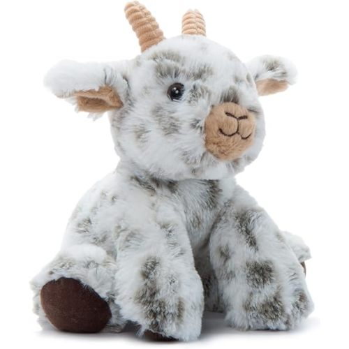 The Petting Zoo Goat Stuffed Animal Plushie, Gifts for Kids, Wild Onez Wildlife Barn Animals, Goat Plush Toy 9 inches