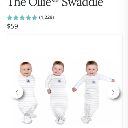 The Ollie® Swaddle - Steele