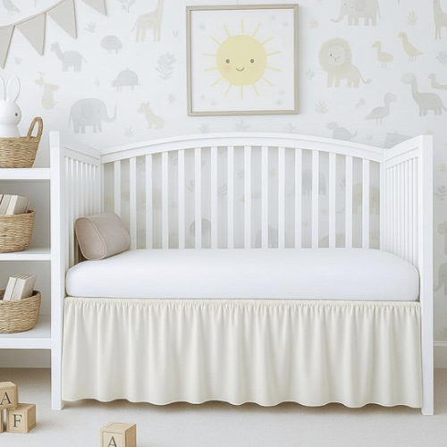 Amazon.com: Cottington Lane: Crib Bed Skirt