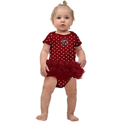 Two Feet Ahead Newborn Baby Girl Bodysuit Creeper Hearts Tutu Skirt Dress Sizes 0-3M 6M 12M