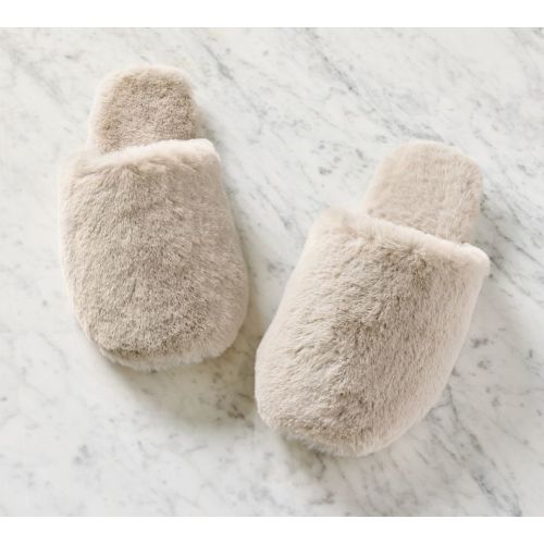 Double Sided Faux Fur Slippers
