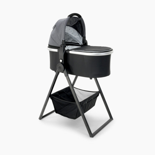 Mockingbird Bassinet + Bassinet Stand Bundle - Heather Grey