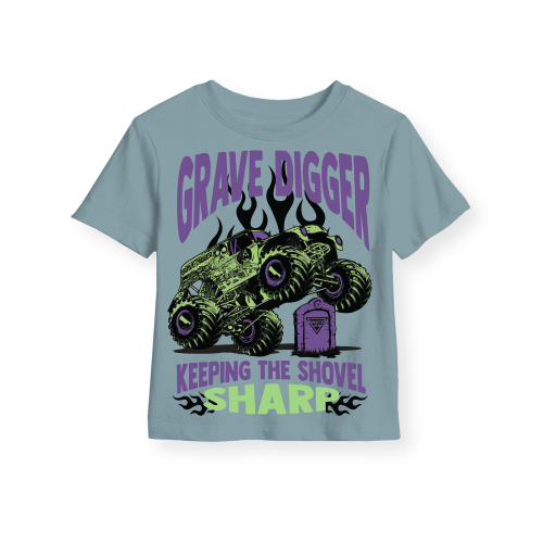 Toddler Monster Jam™ Grave Digger Short-Sleeve Graphic Tee - Blue - Carter's | Carter's