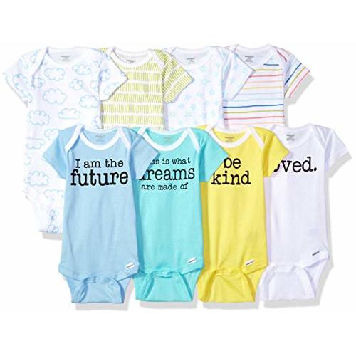 Onesies Brand unisex-baby 8-pack Short Sleeve Mix & Match Bodysuits